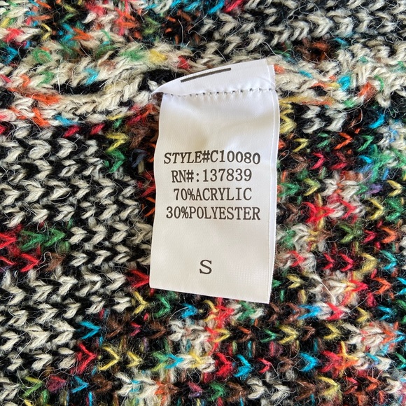 ‼️ SOLD ‼️ Debut Multi-Colored Sweater NWOT - Size Small - Picture 5 of 5